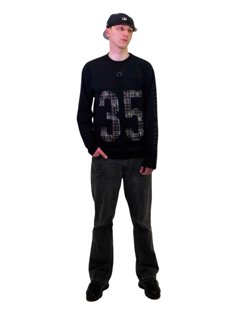 CV 35 Longsleeve Schwarz